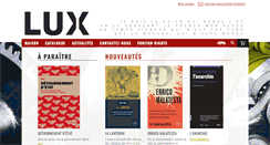 Desktop Screenshot of luxediteur.com