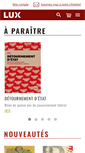 Mobile Screenshot of luxediteur.com